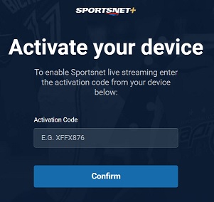 Sportsnet activate